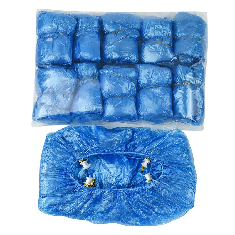 100pcs Waterproof PE shoe cover for disposable shoe cover automatic foot cover machine