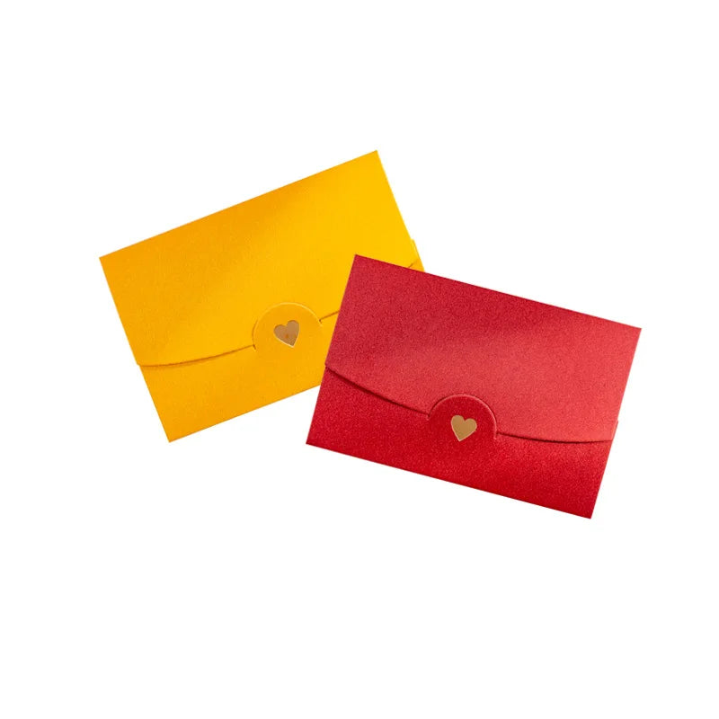 (10 Pieces/Lot) 10.5*7CM Color Retro Bronzing Mini Envelopes Iridescent Paper Love Letter Invitation Envelope