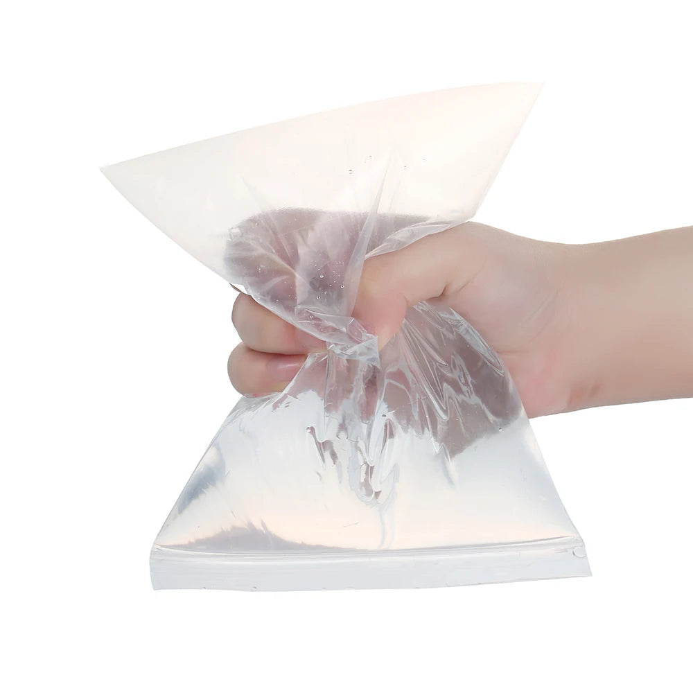 100pcs Clear Thick Heavy-Duty Zip Lock Ziplock Storage Bag Package Plastic Small Reclosable Poly Bags Thicken 3.6MIL 0.08mm