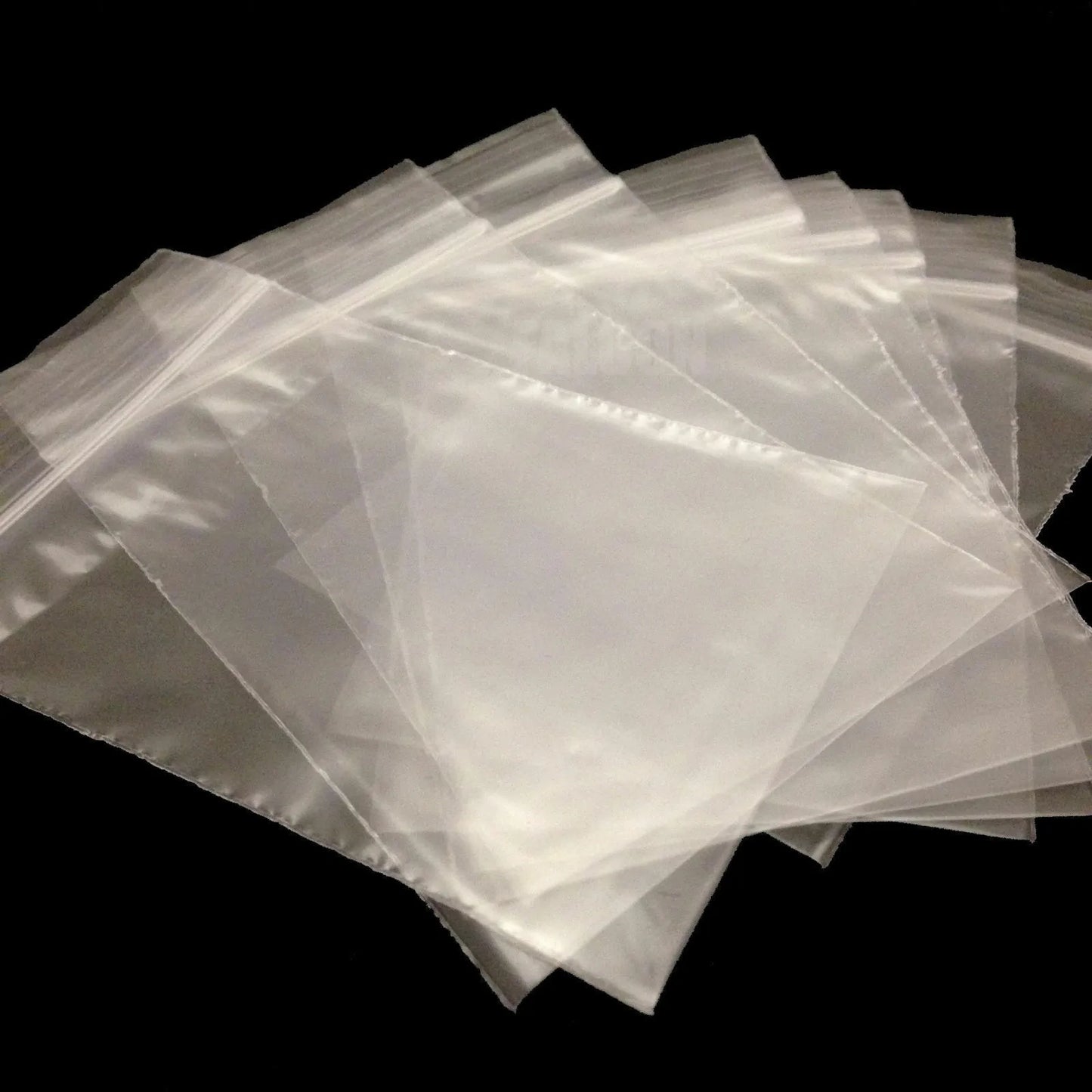 100Pcs Small Clear Vacuum Bags Plastic Baggies Baggy Grip Self Seal Resealable ZipLock For Kitchen Food Mini Tool Parts Storage