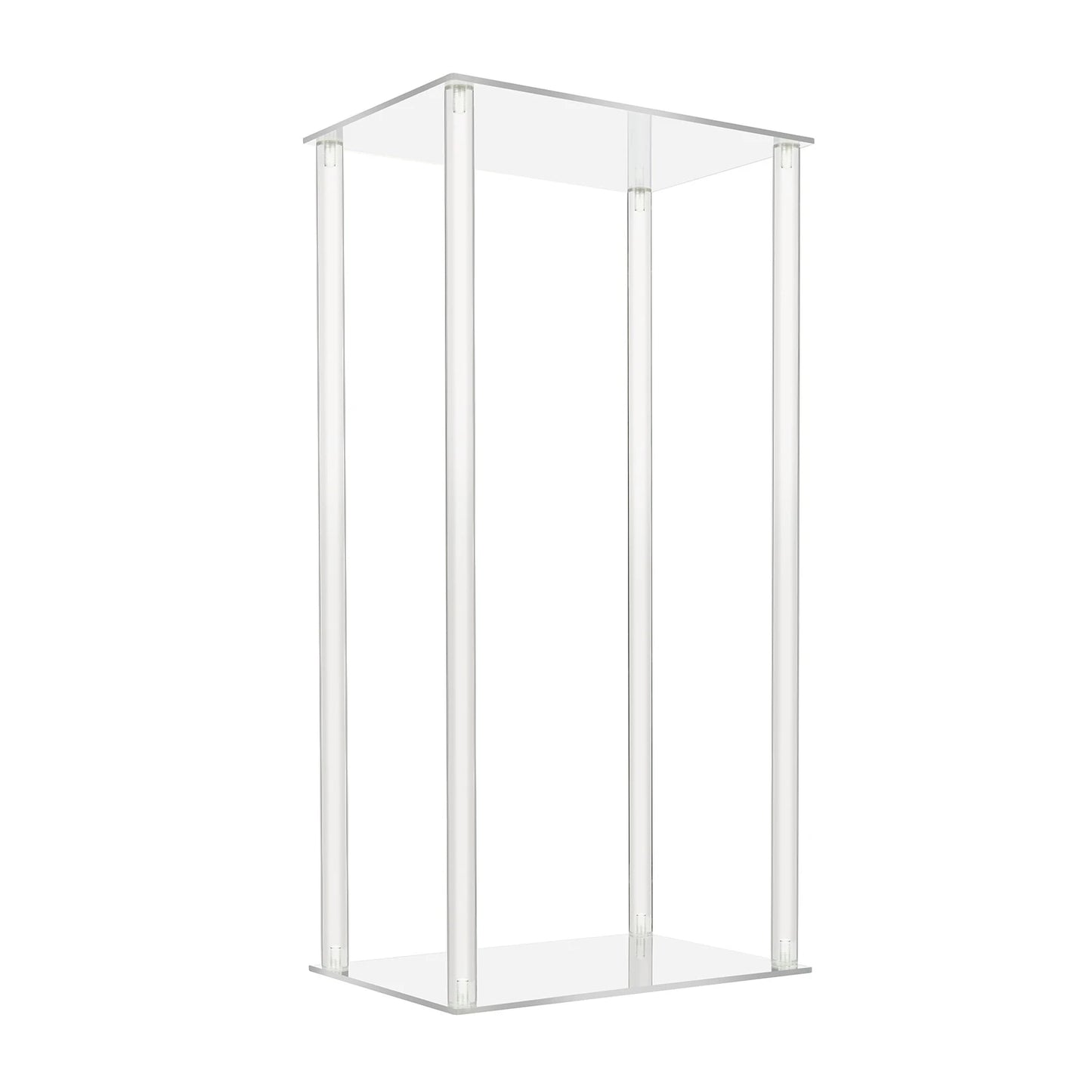 10PCs Acrylic Flower Vase Clear Centerpiece Stand for Wedding Reception Table Decoration Clear Display Rack Luxury Floral