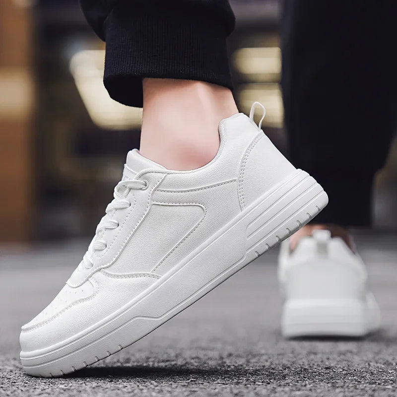 YRZL White Shoes Casual Shoes for Men Comfortable White Sneakers Lightweight Walking Women Shoes Tenis Masculino Plus Size 36-47