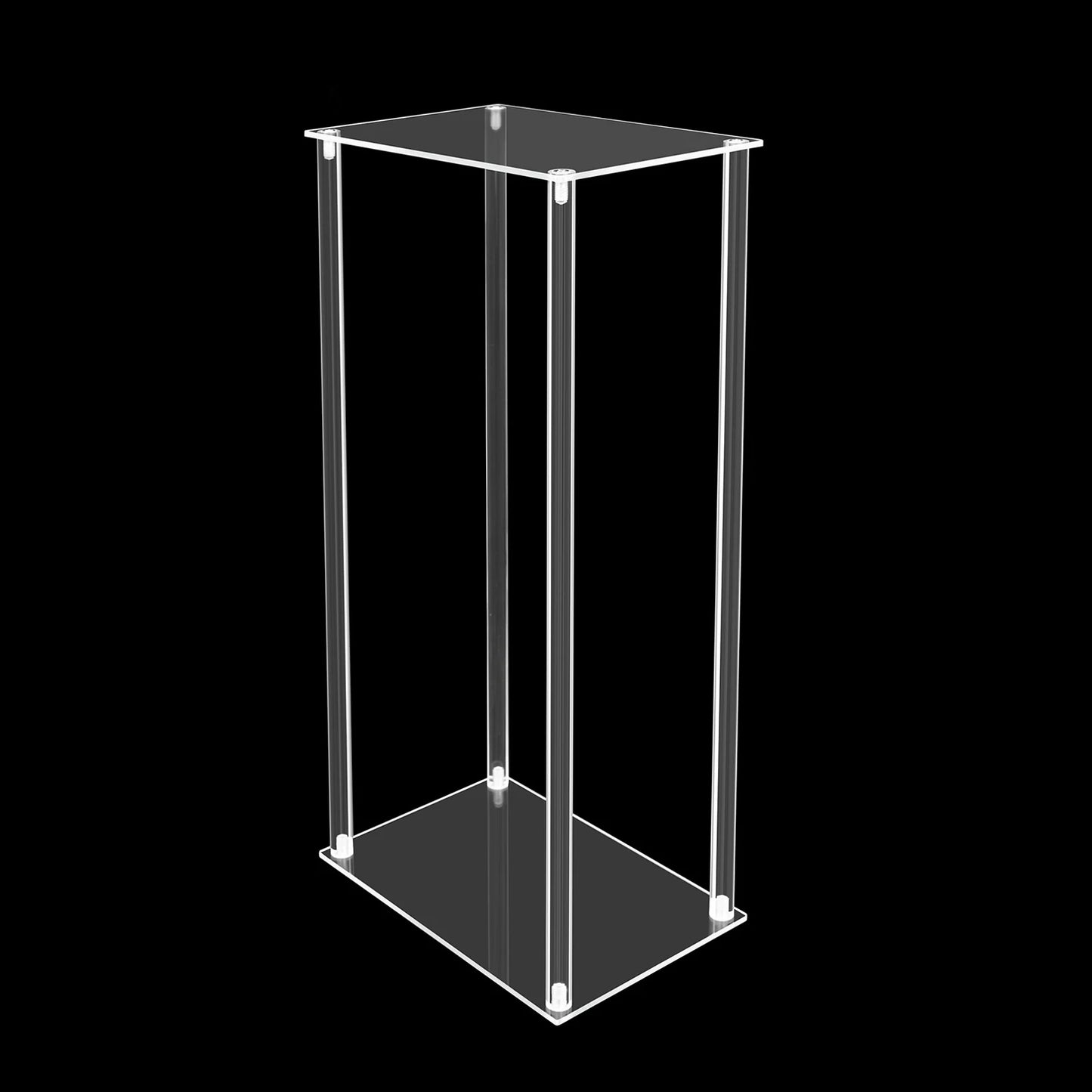 10PCs Acrylic Flower Vase Clear Centerpiece Stand for Wedding Reception Table Decoration Clear Display Rack Luxury Floral