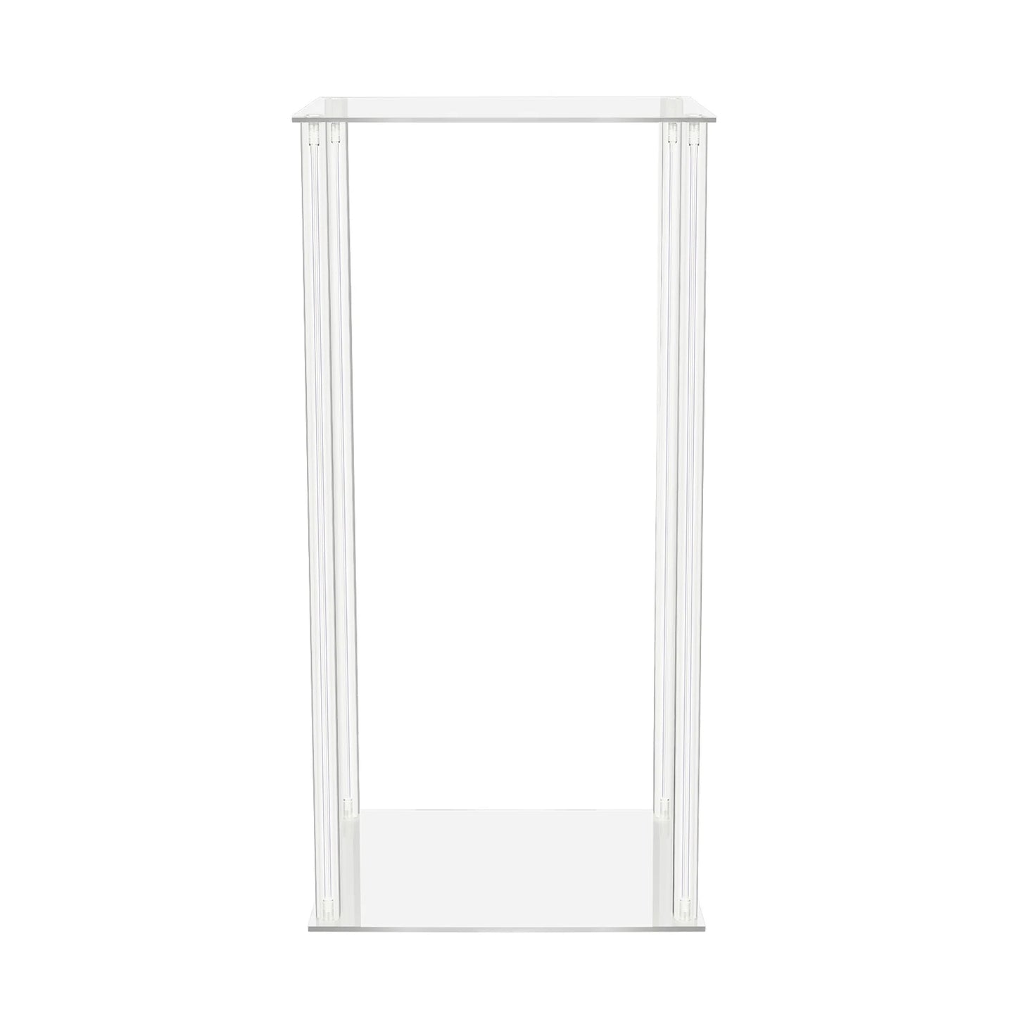 10PCs Acrylic Flower Vase Clear Centerpiece Stand for Wedding Reception Table Decoration Clear Display Rack Luxury Floral