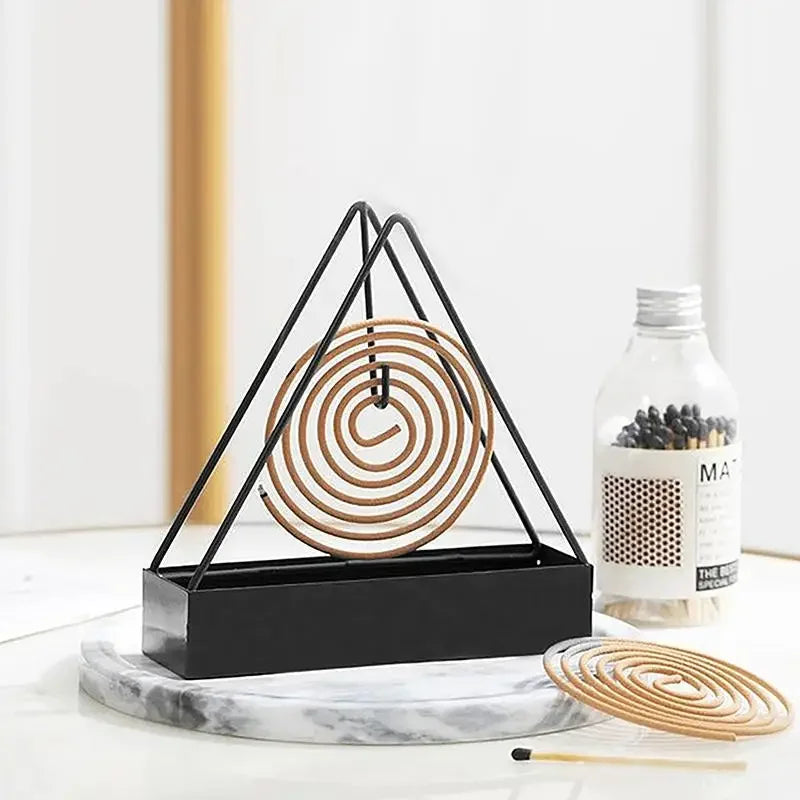 1/2PCS Iron Mosquito Coil Incense Burner Frame Modern Repellent Incense Rack for Household Bedroom Patio