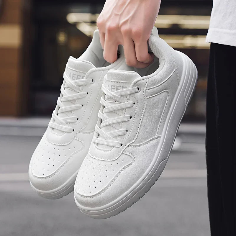 YRZL White Shoes Casual Shoes for Men Comfortable White Sneakers Lightweight Walking Women Shoes Tenis Masculino Plus Size 36-47