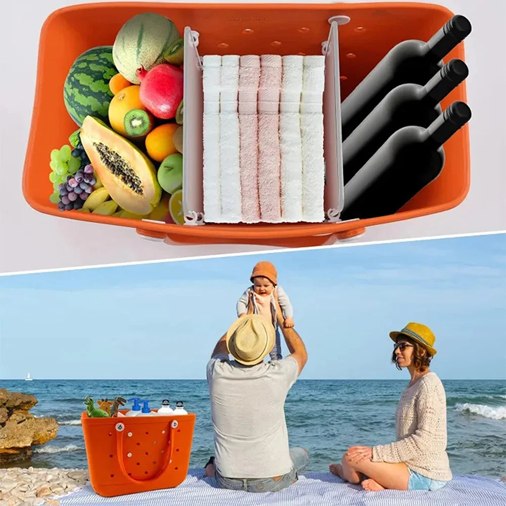 1-4PCS Divider Tray for Bogg Bag Beach Bag Divider Organizer Tray Compatible with Bogg Bag for Bogg Beach Bag Accessories