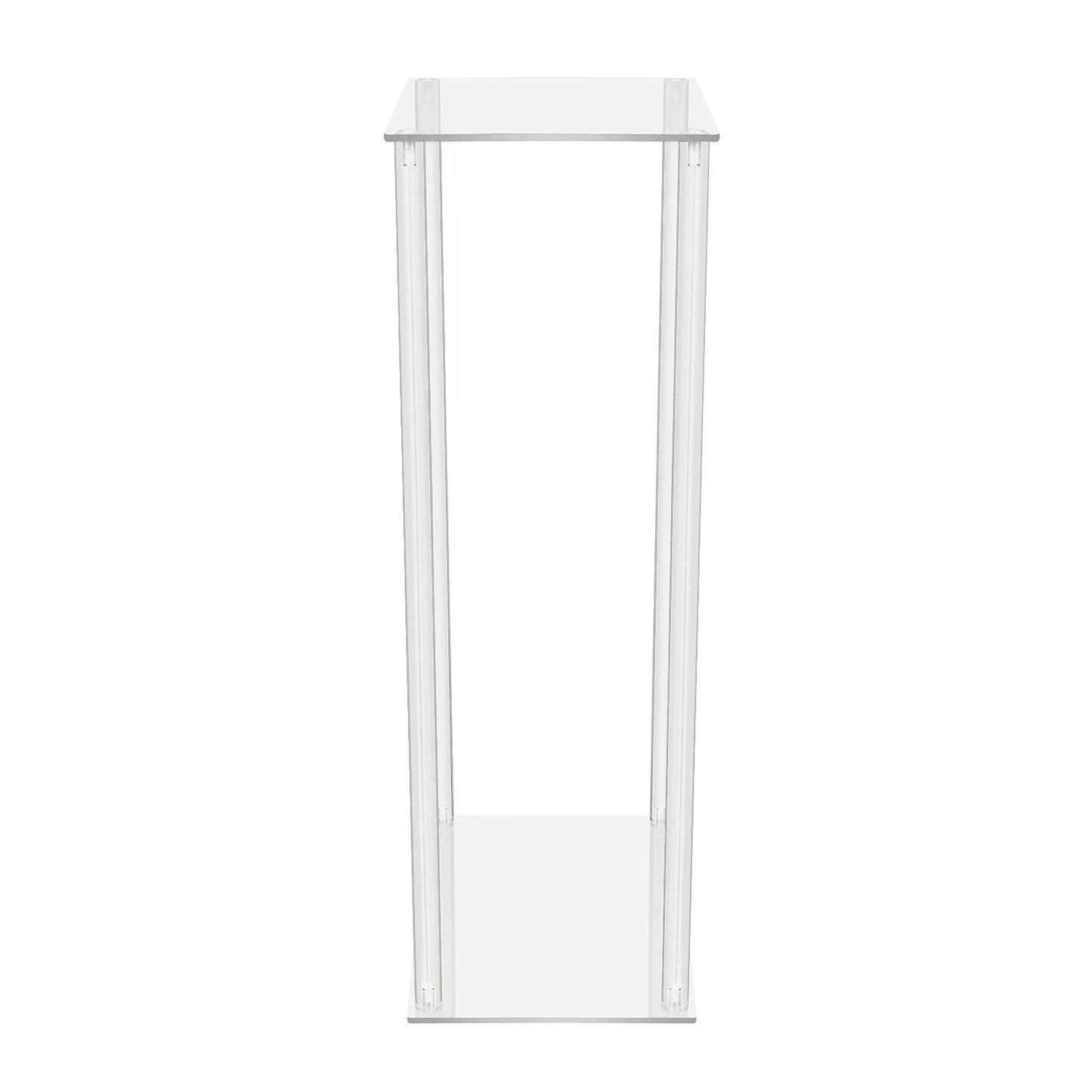 10PCs Acrylic Flower Vase Clear Centerpiece Stand for Wedding Reception Table Decoration Clear Display Rack Luxury Floral